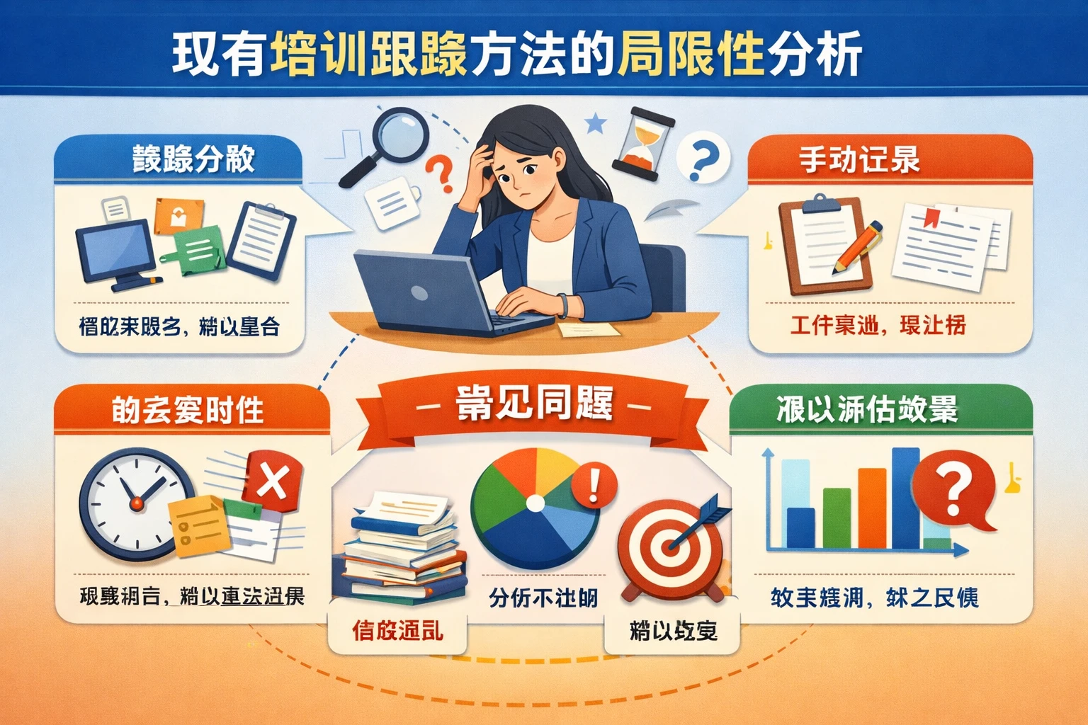 现有培训跟踪方法的局限性分析