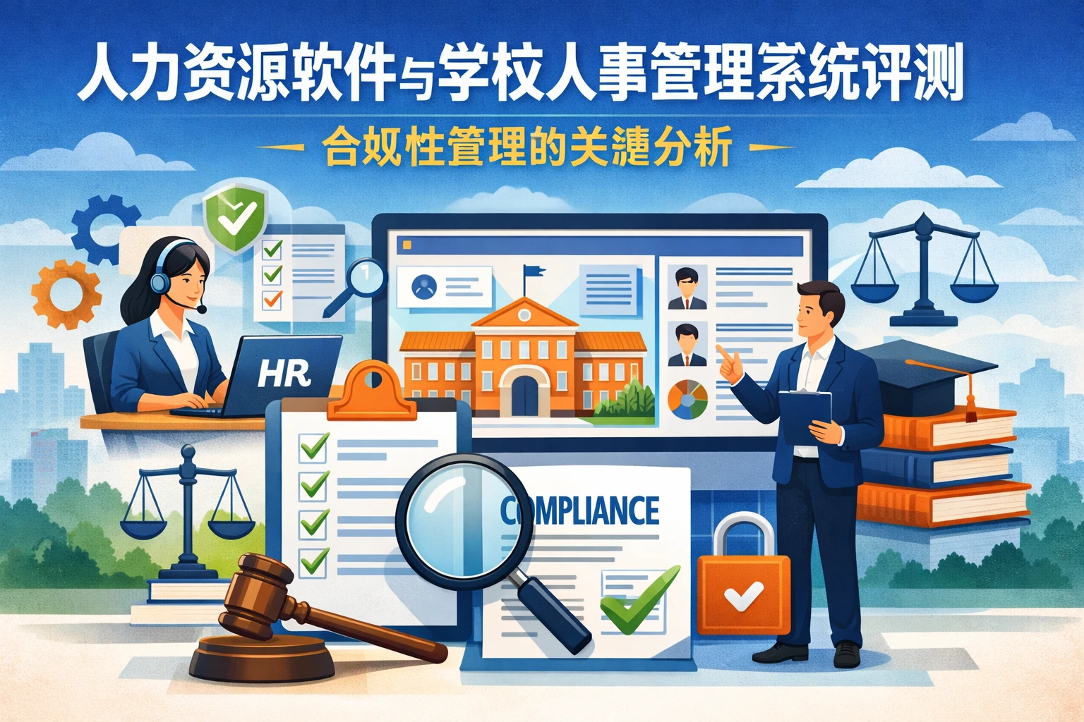 人力资源软件与学校人事管理系统评测：合规性管理的关键分析