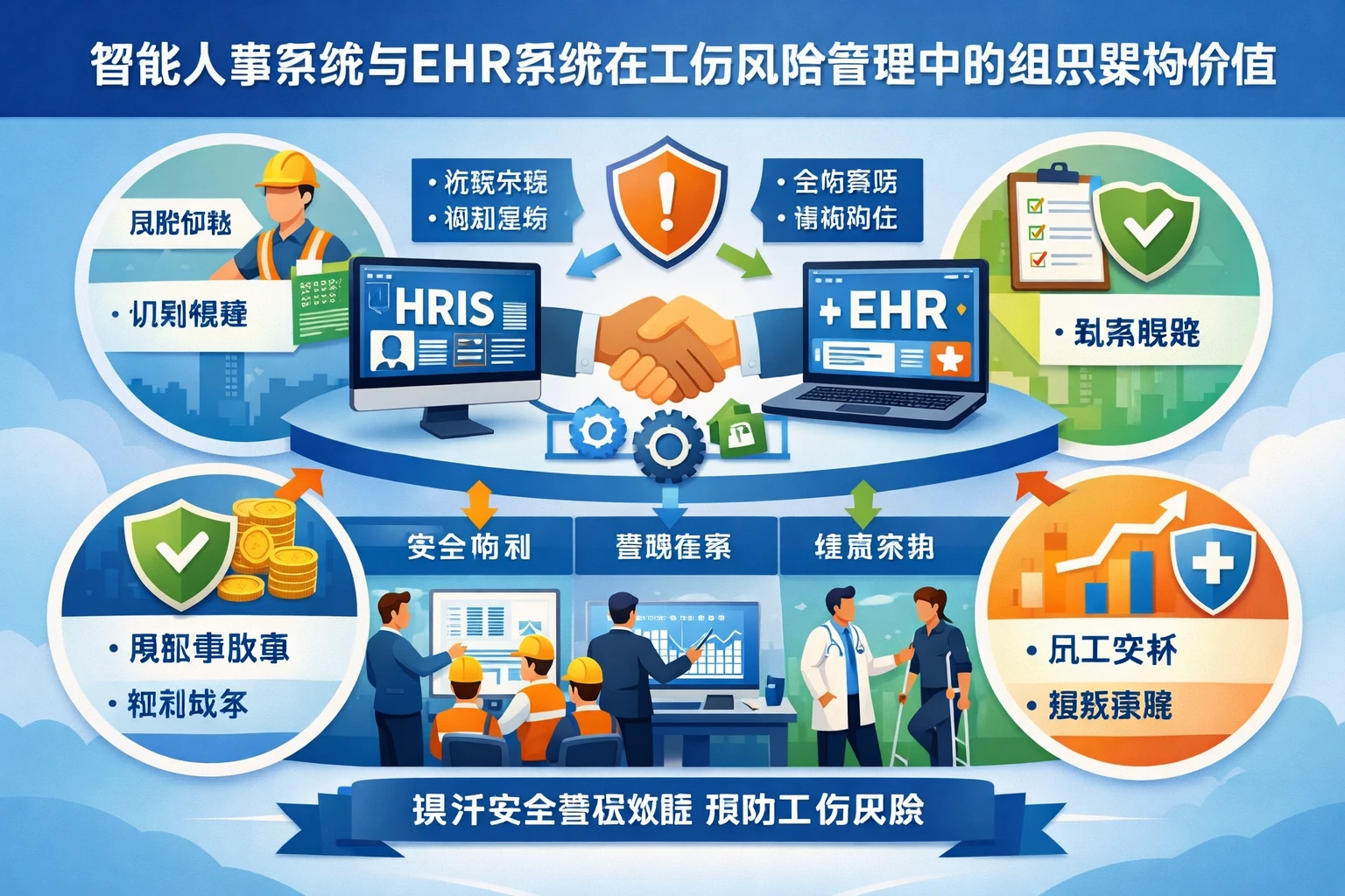 智能人事系统与EHR系统在工伤风险管理中的组织架构价值
