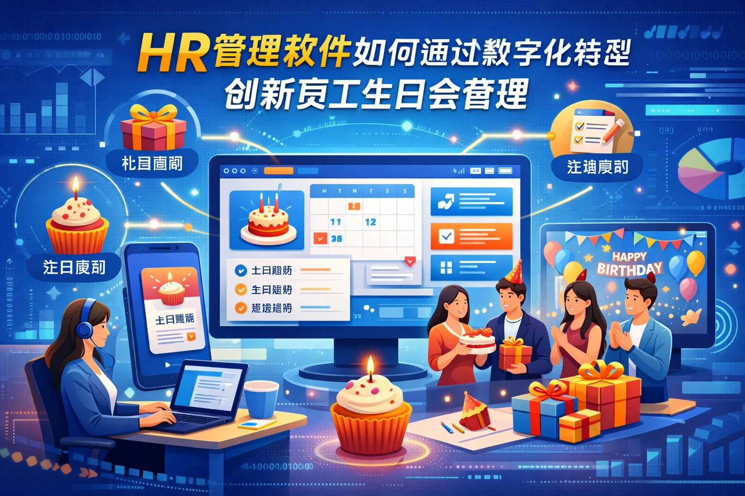 HR管理软件如何通过数字化转型创新员工生日会管理