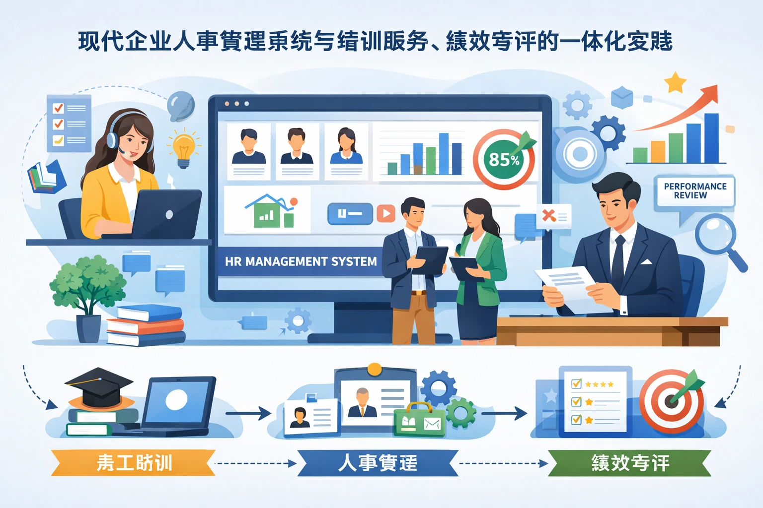 现代企业人事管理系统与培训服务、绩效考评的一体化实践