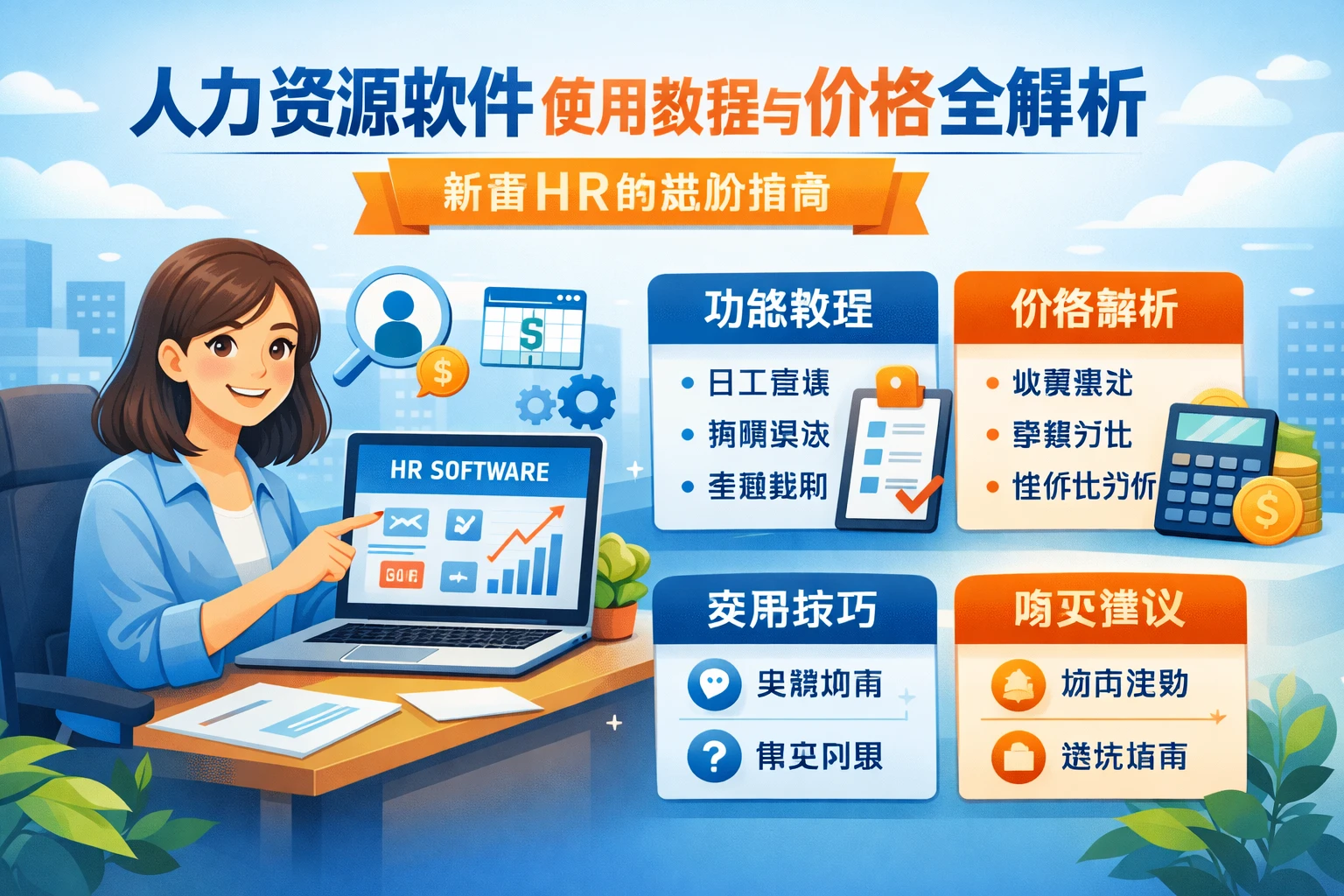 人力资源软件使用教程与价格全解析：新晋HR的进阶指南