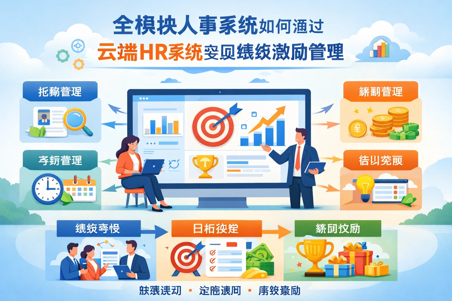 全模块人事系统如何通过云端HR系统实现绩效激励管理