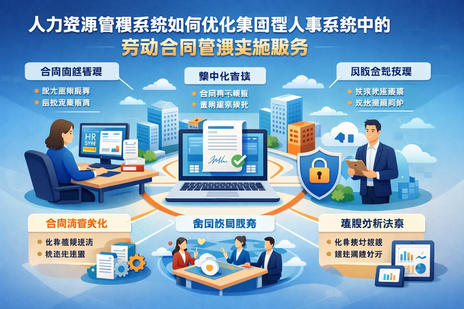 人力资源管理系统如何优化集团型人事系统中的劳动合同管理实施服务