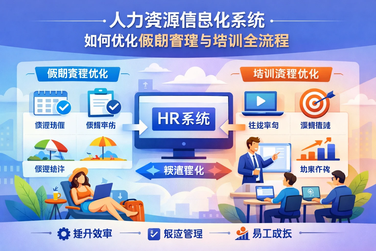 人力资源信息化系统如何优化假期管理与培训全流程