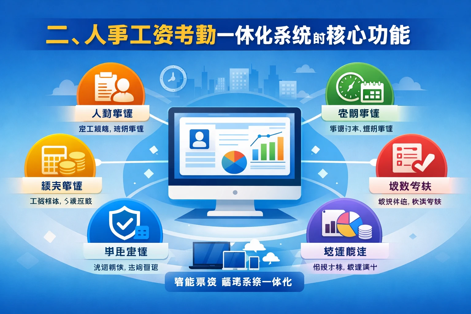 二、人事工资考勤一体化系统的核心功能