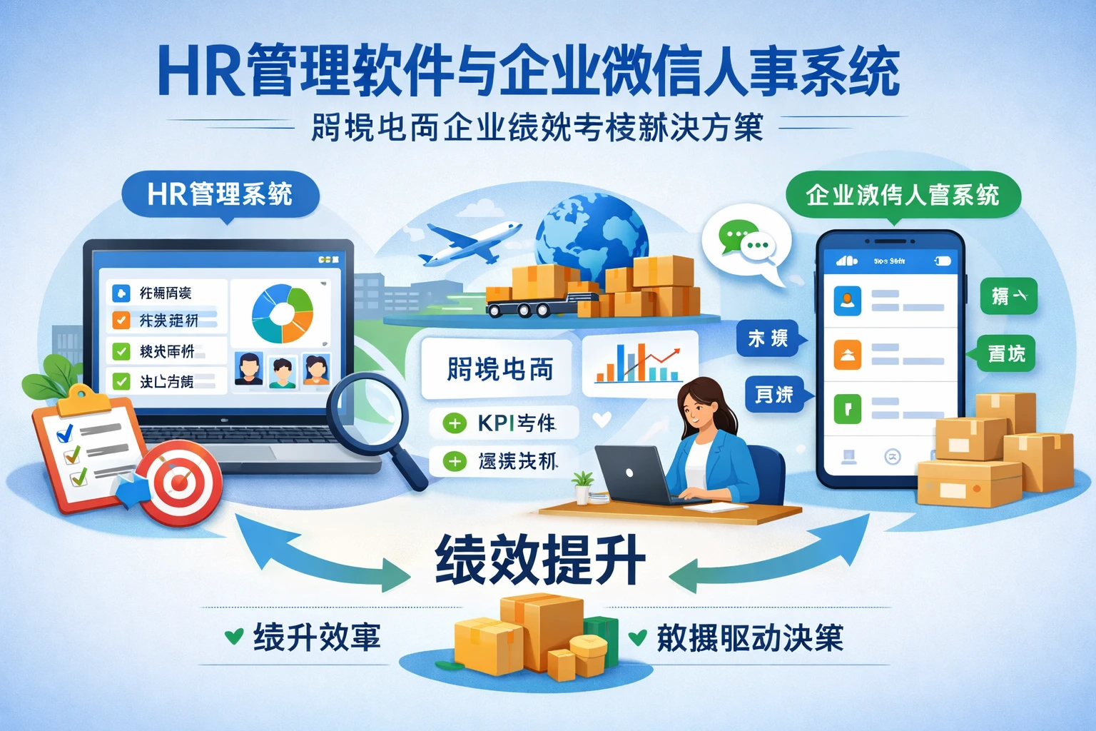 HR管理软件与企业微信人事系统：跨境电商企业绩效考核解决方案