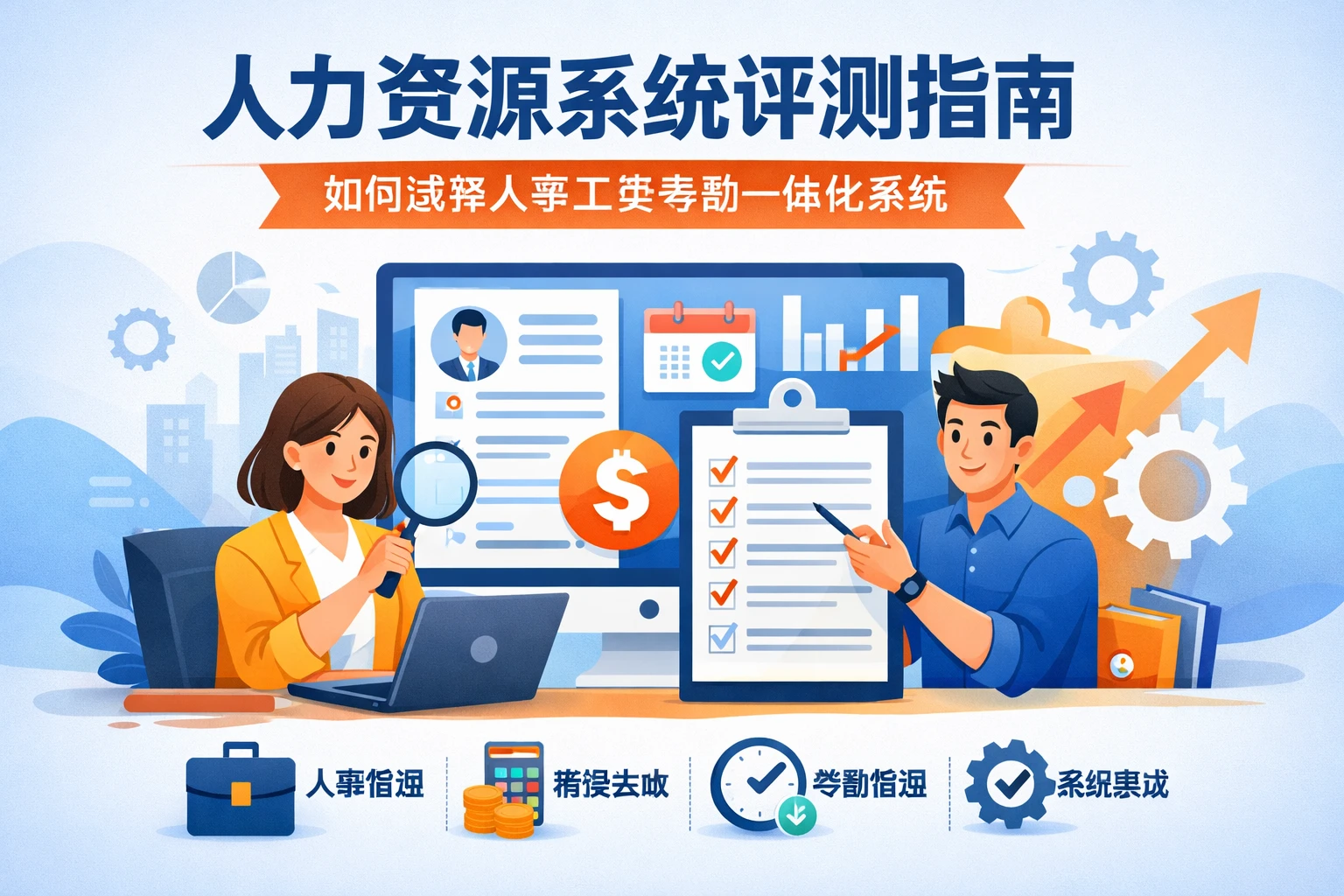 人力资源系统评测指南：如何选择人事工资考勤一体化系统