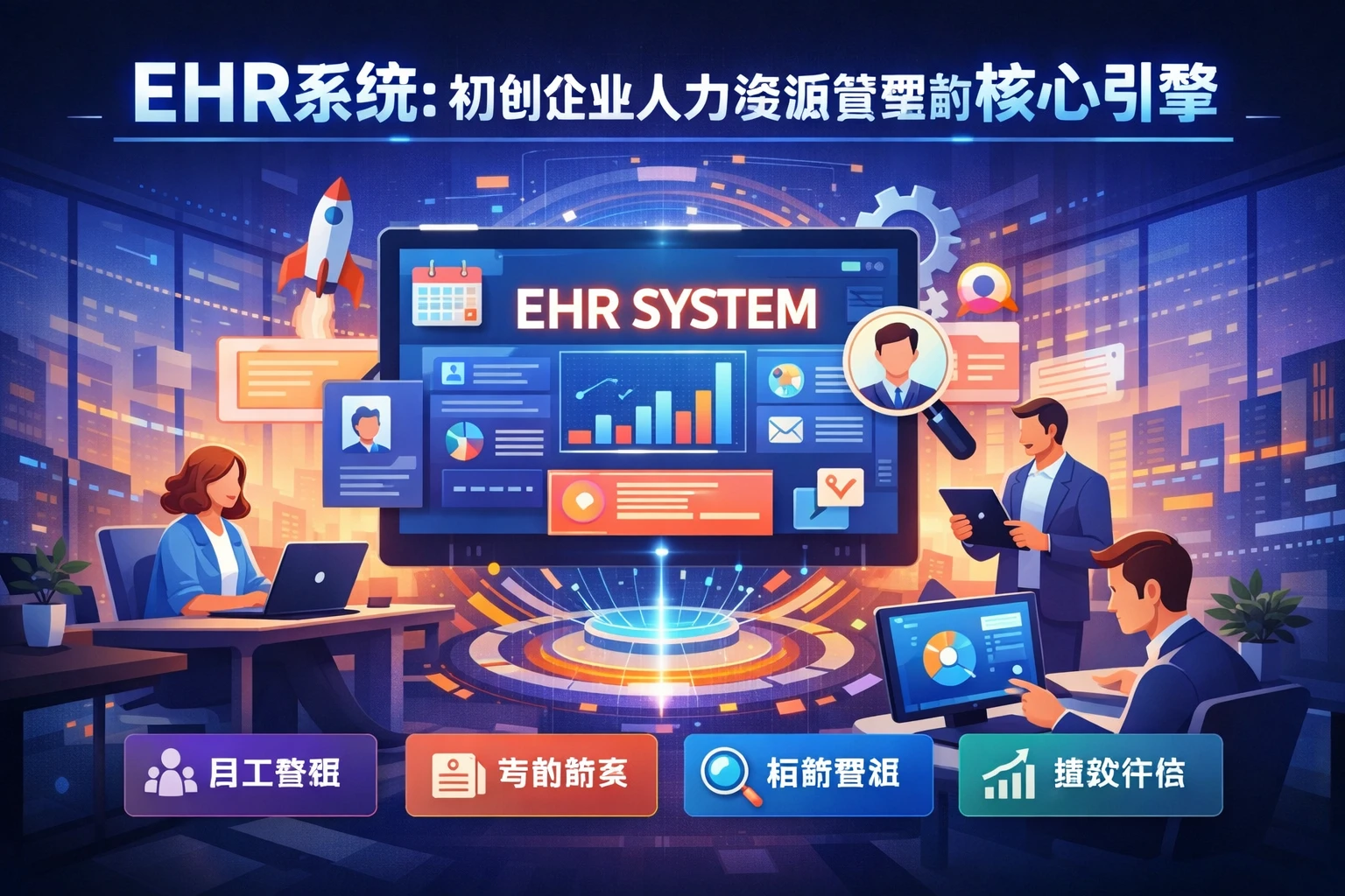 EHR系统：初创企业人力资源管理的核心引擎