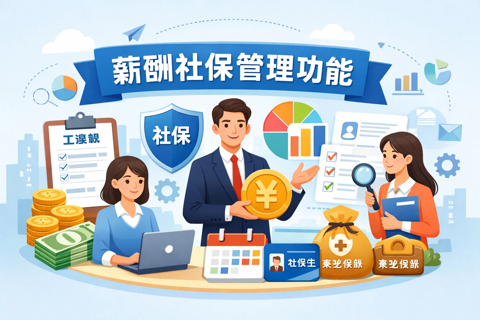 薪酬社保管理功能