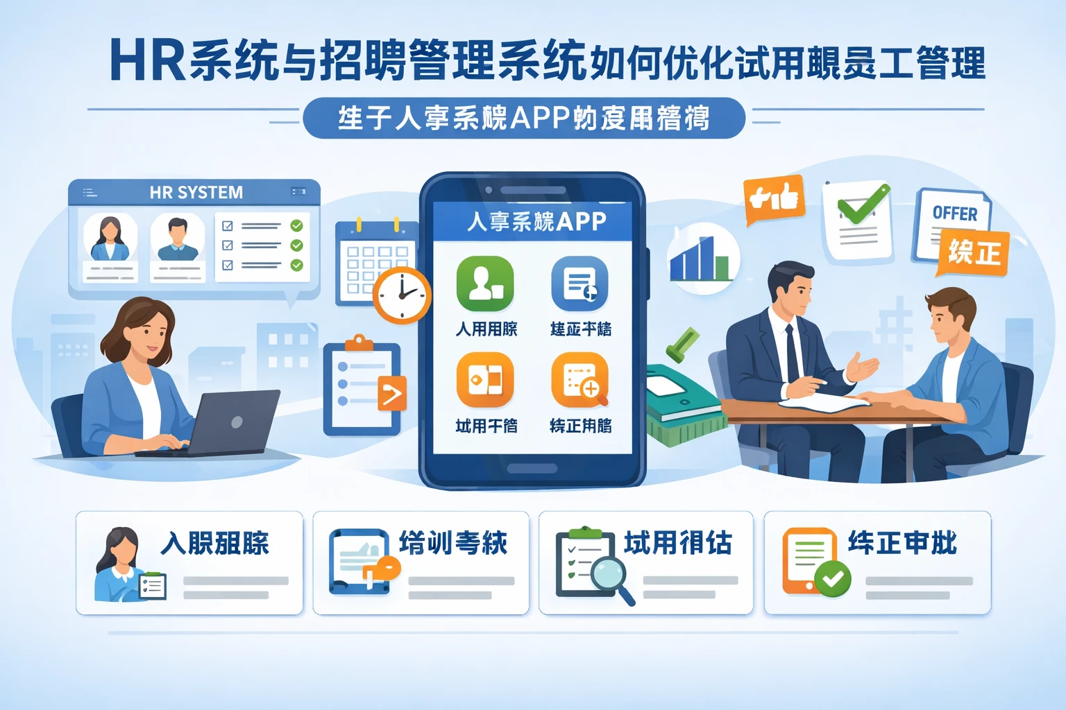 HR系统与招聘管理系统如何优化试用期员工管理——基于人事系统APP的实践指南