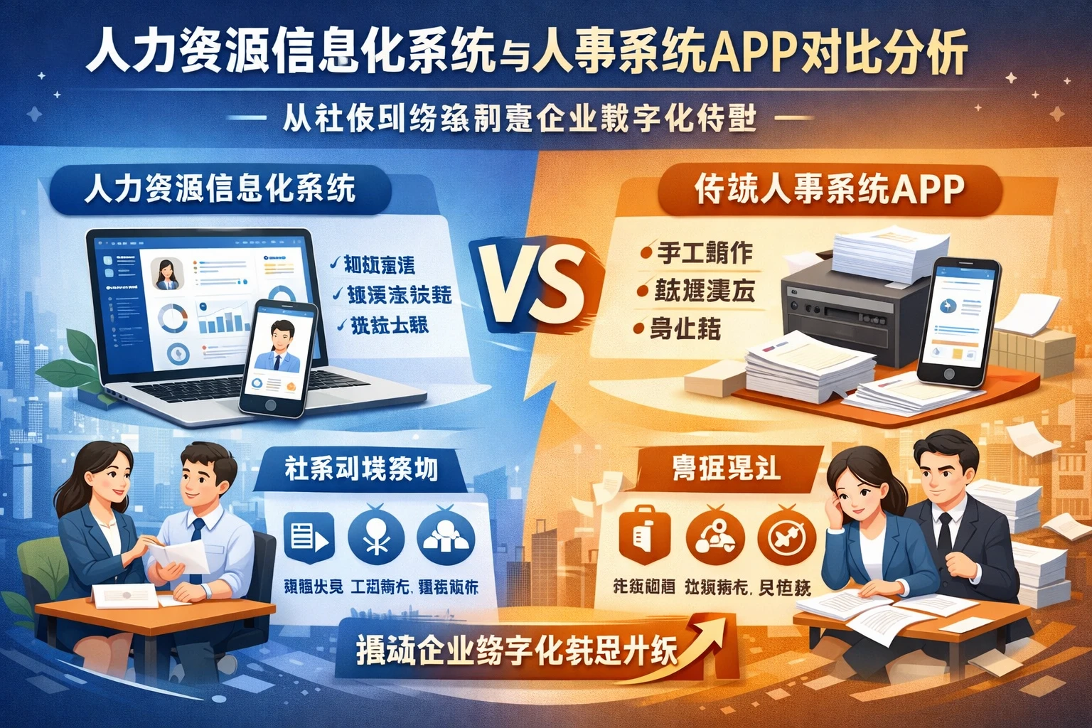 人力资源信息化系统与人事系统APP对比分析：从社保纠纷案例看企业数字化转型
