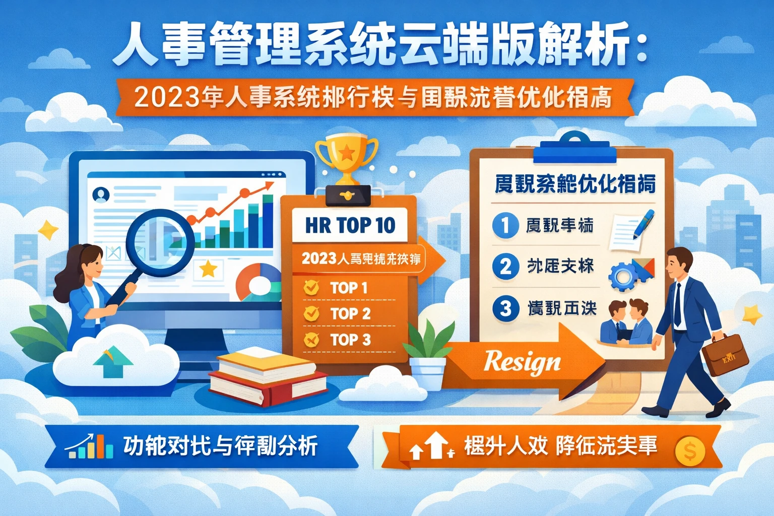 人事管理系统云端版解析：2023年人事系统排行榜与离职流程优化指南