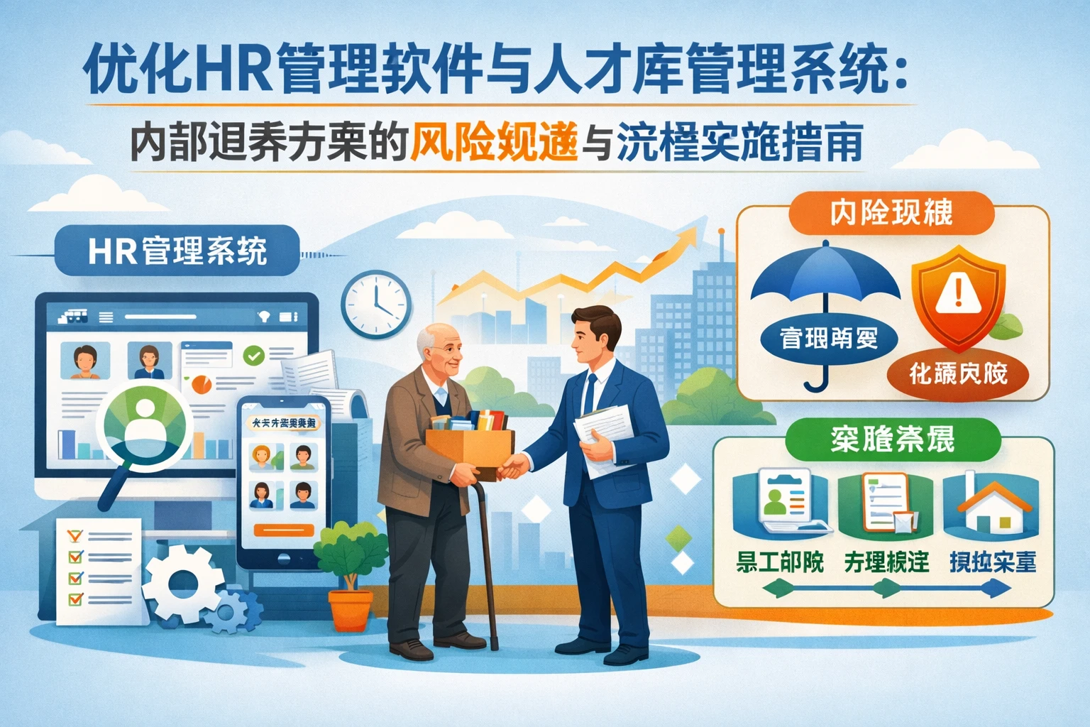优化HR管理软件与人才库管理系统:内部退养方案的风险规避与流程实施指南