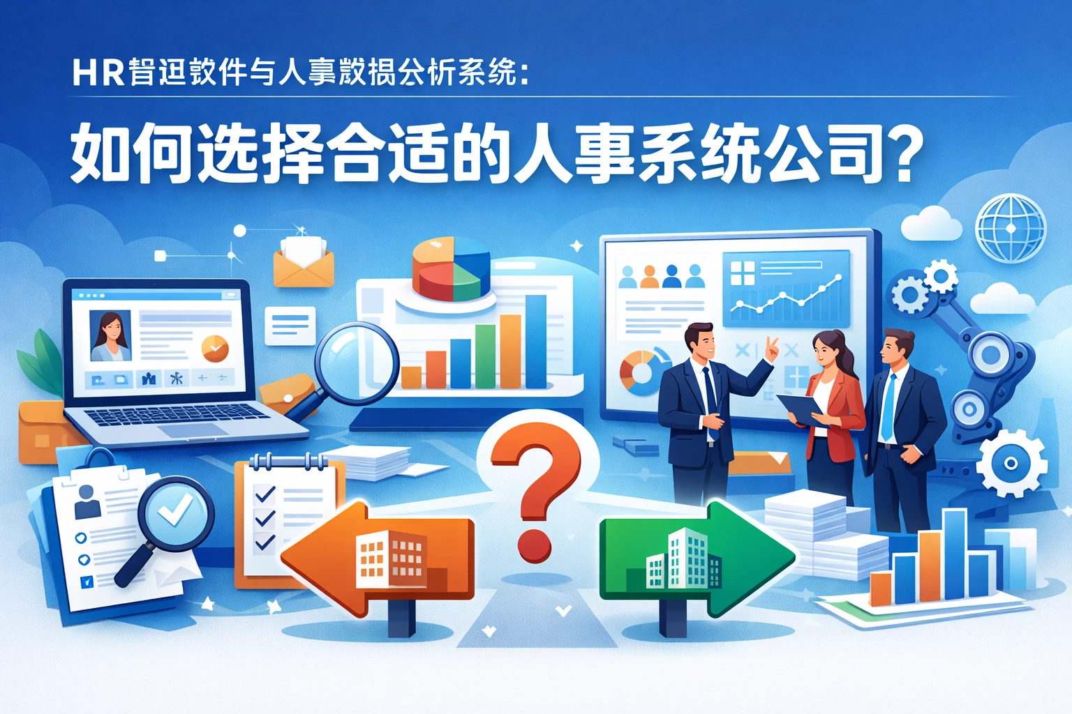HR管理软件与人事数据分析系统：如何选择合适的人事系统公司