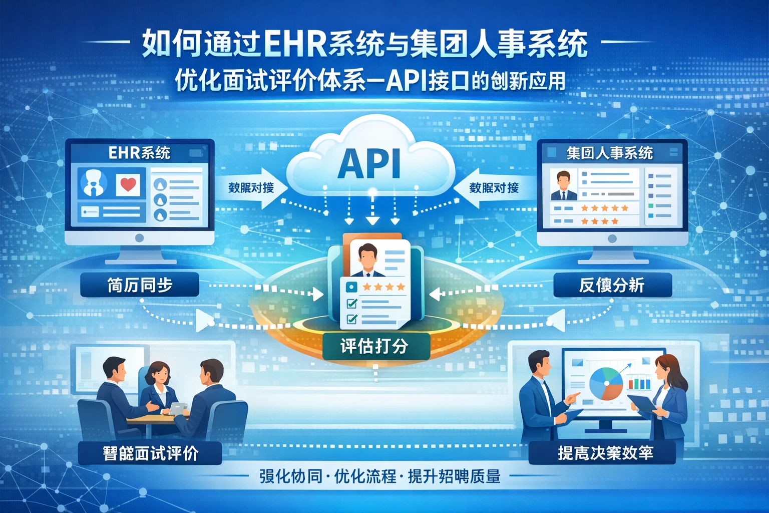 如何通过EHR系统与集团人事系统优化面试评价体系——API接口的创新应用