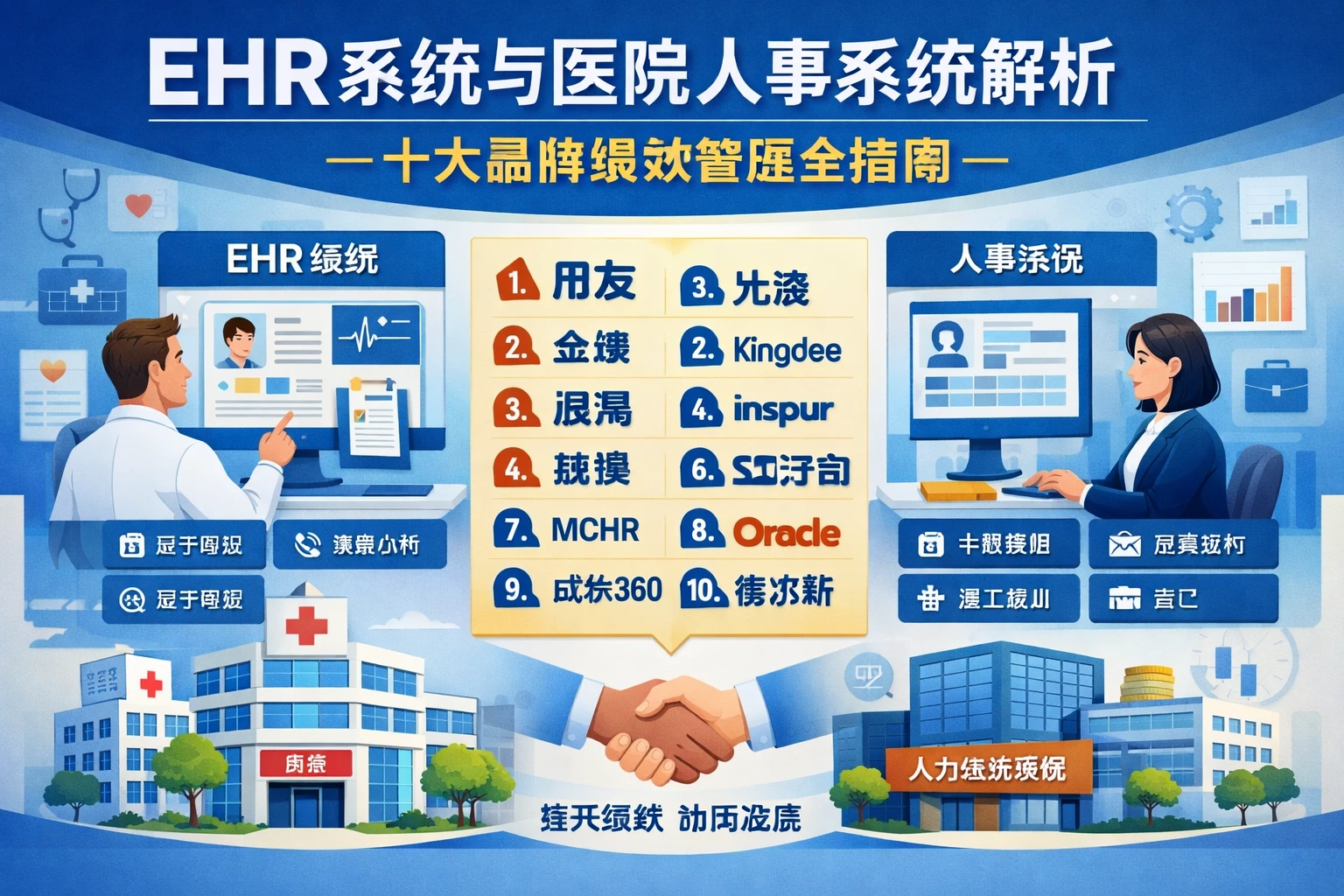 EHR系统与医院人事系统解析：十大品牌绩效管理全指南