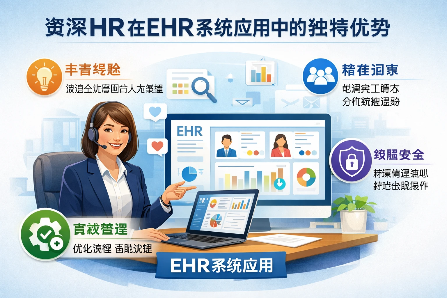 资深HR在EHR系统应用中的独特优势