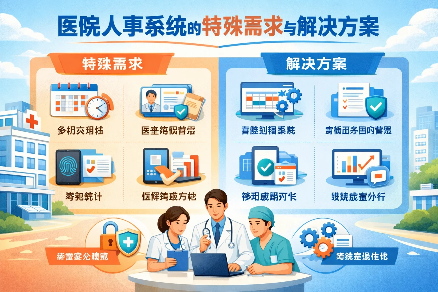 医院人事系统的特殊需求与解决方案