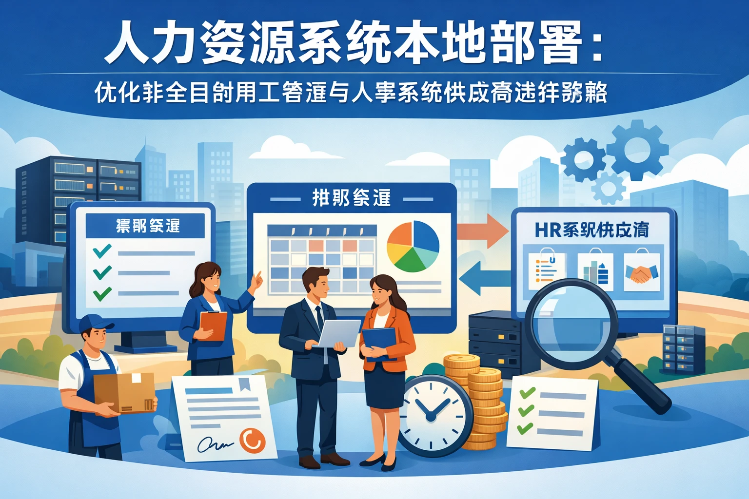 人力资源系统本地部署：优化非全日制用工管理与人事系统供应商选择策略