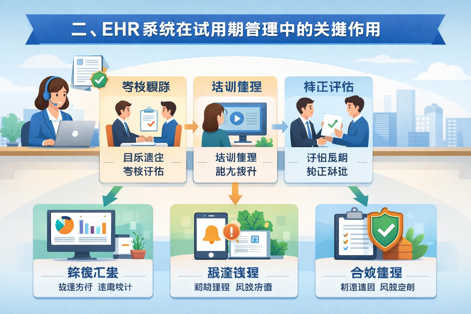 二、ehr系统在试用期管理中的关键作用