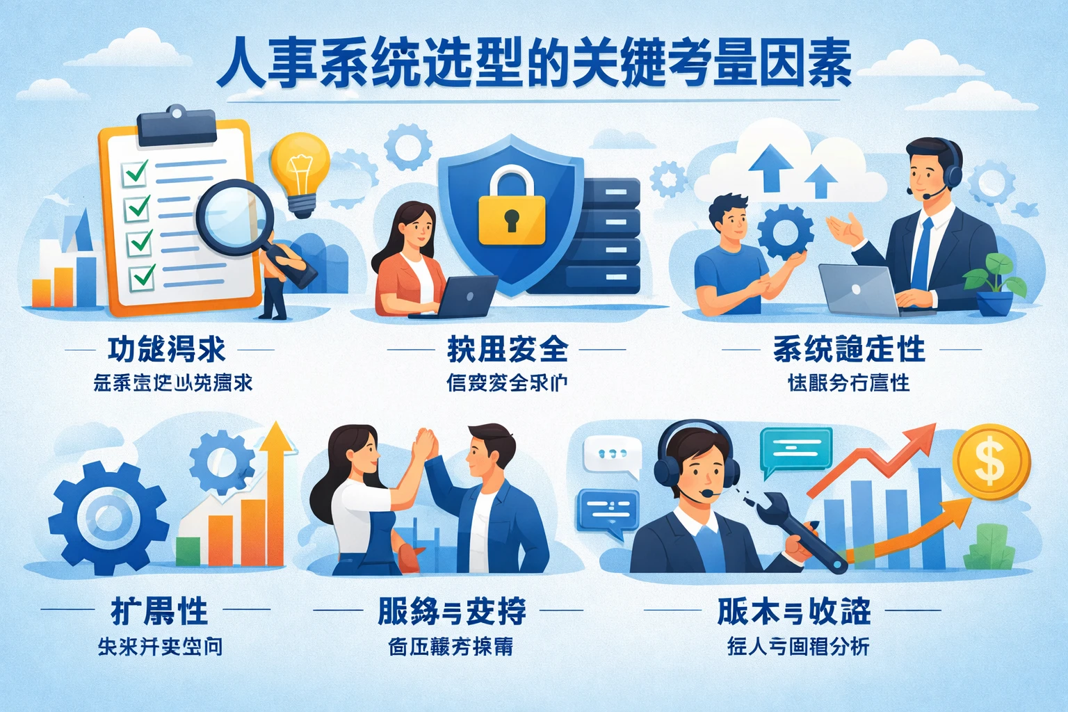 人事系统选型的关键考量因素