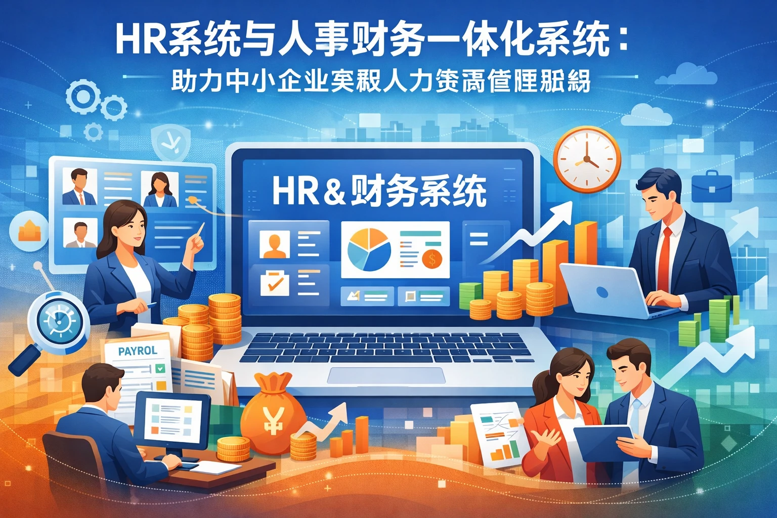 HR系统与人事财务一体化系统：助力中小企业突破人力资源管理瓶颈