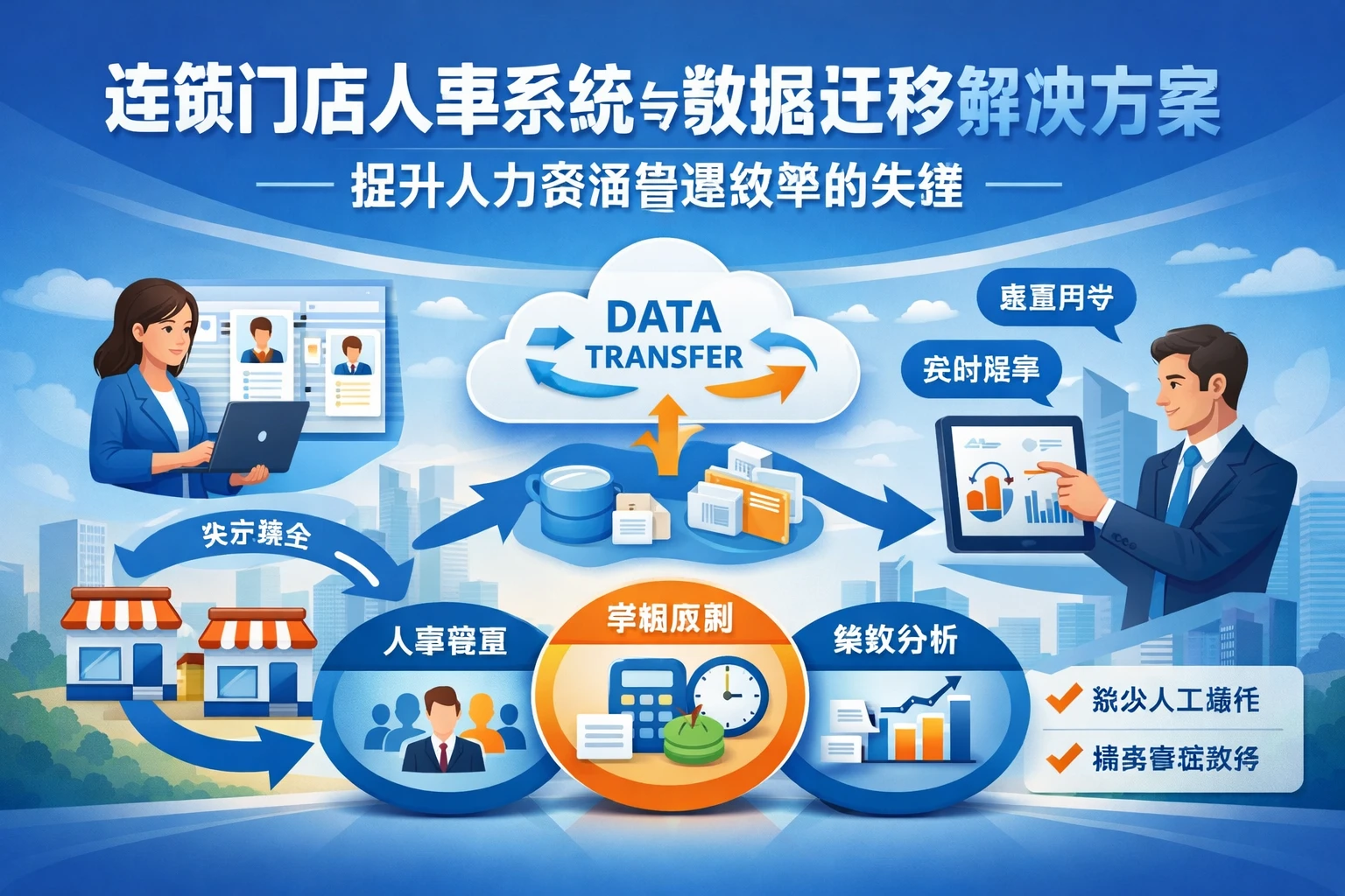连锁门店人事系统与数据迁移解决方案：提升人力资源管理效率的关键