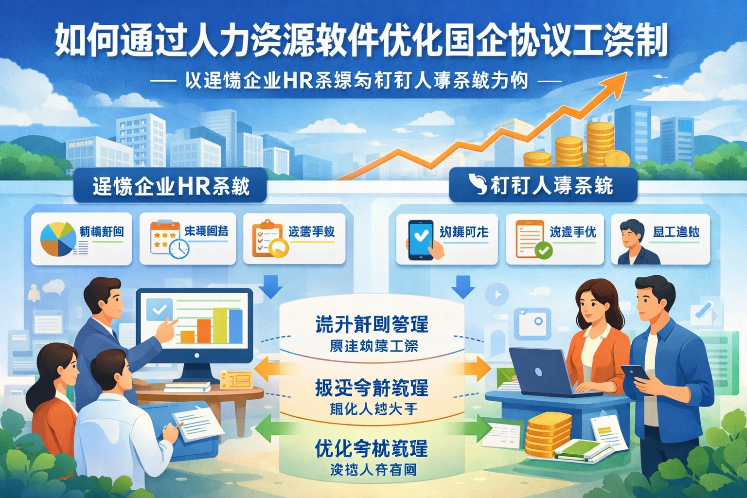 如何通过人力资源软件优化国企协议工资制——以连锁企业HR系统与钉钉人事系统为例