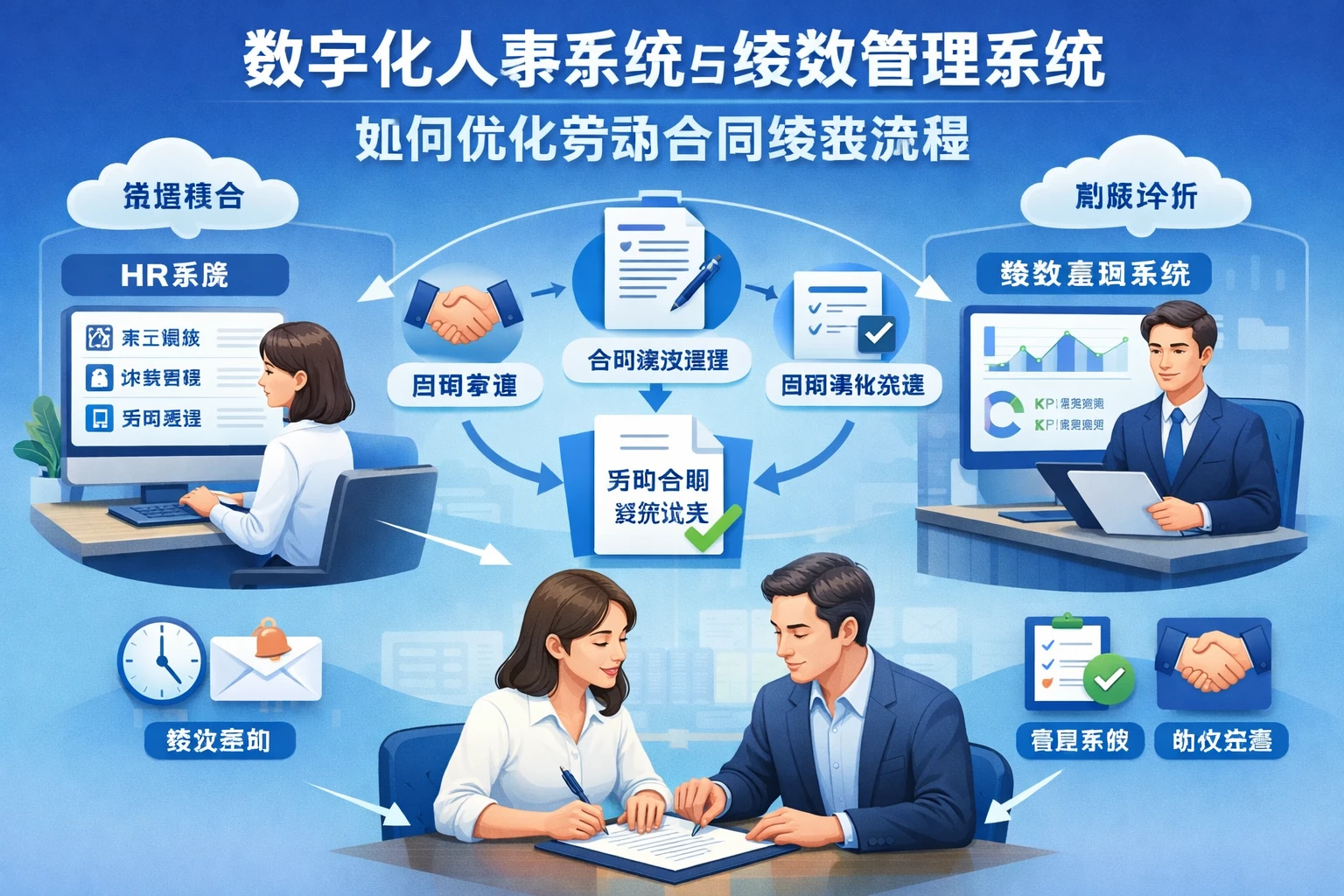 数字化人事系统与绩效管理系统如何优化劳动合同续签流程