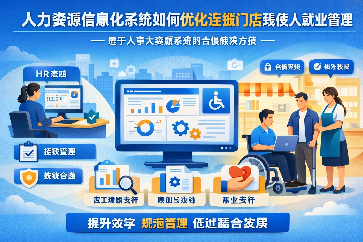 人力资源信息化系统如何优化连锁门店残疾人就业管理——基于人事大数据系统的合规解决方案