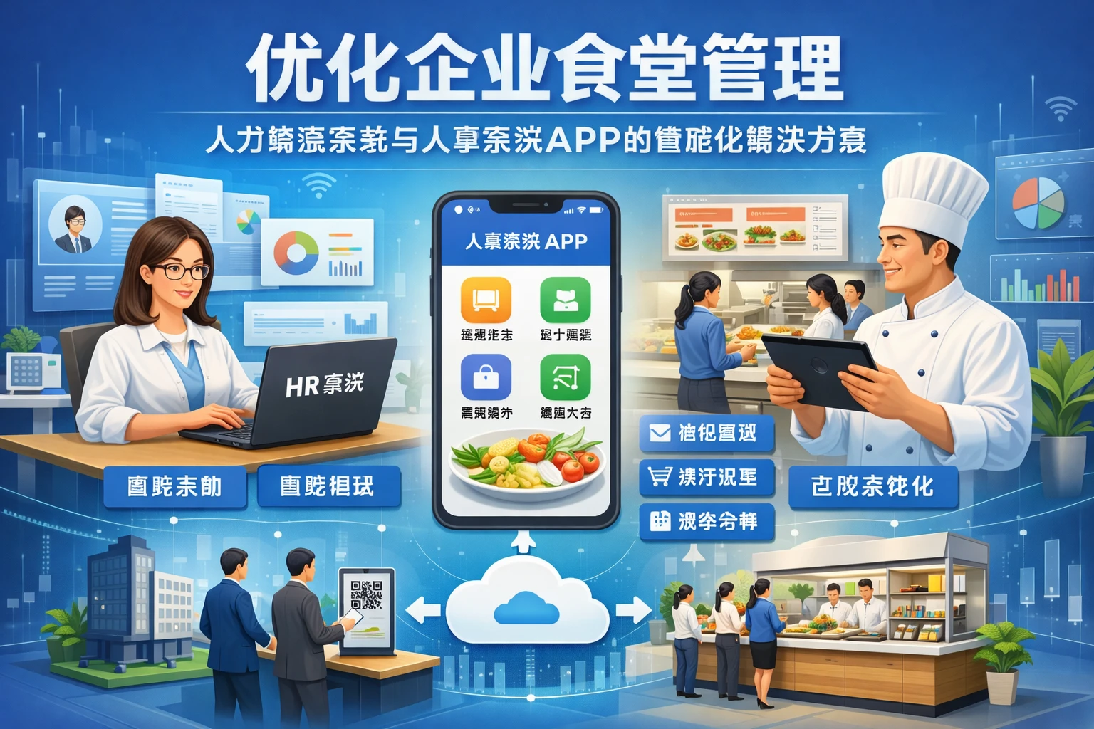 优化企业食堂管理:人力资源系统与人事系统APP的智能化解决方案