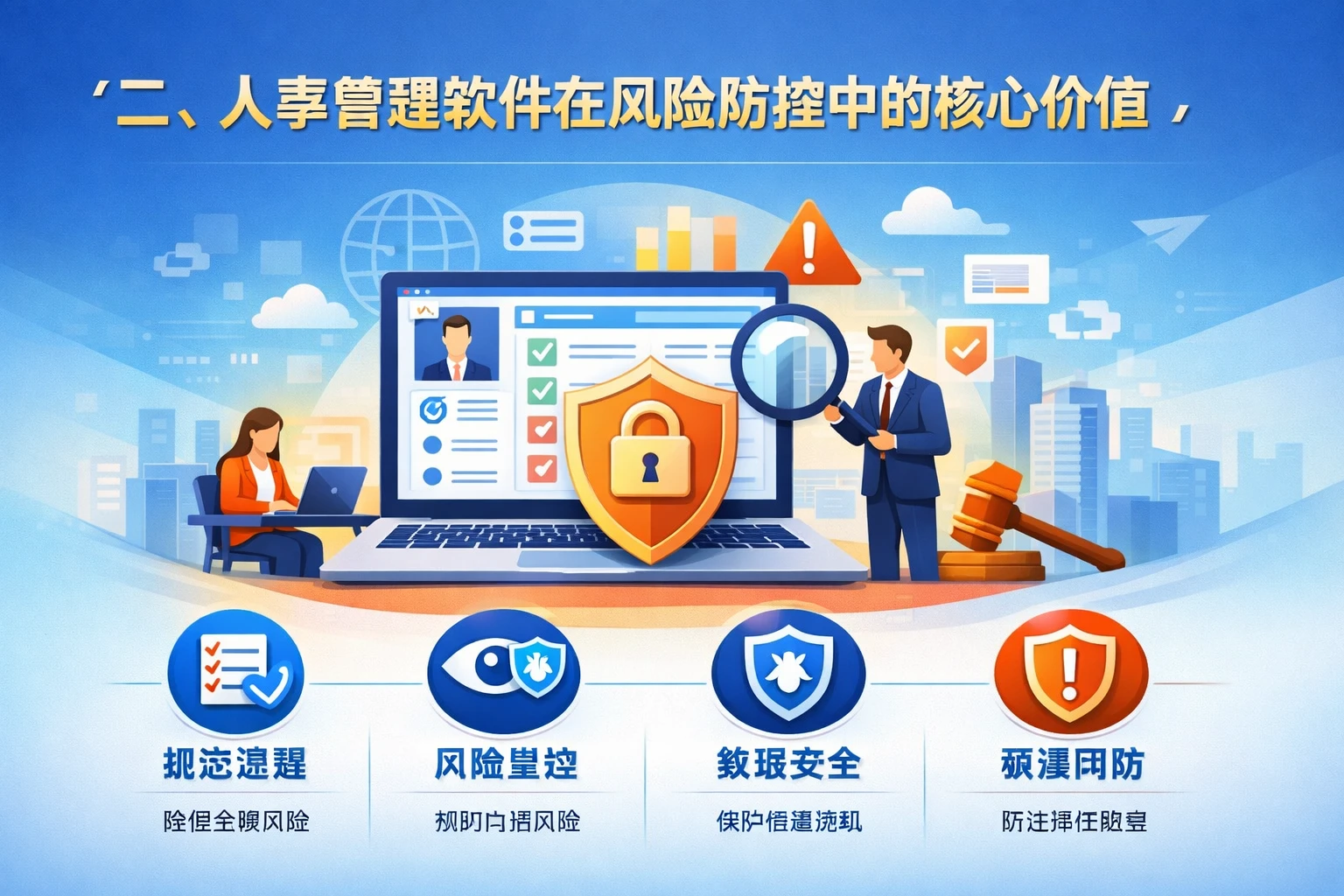 二、人事管理软件在风险防控中的核心价值