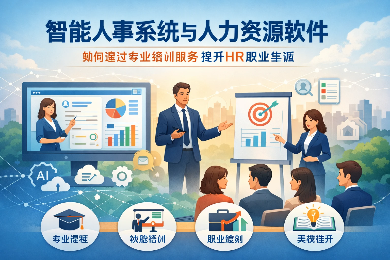 智能人事系统与人力资源软件：如何通过专业培训服务提升HR职业生涯