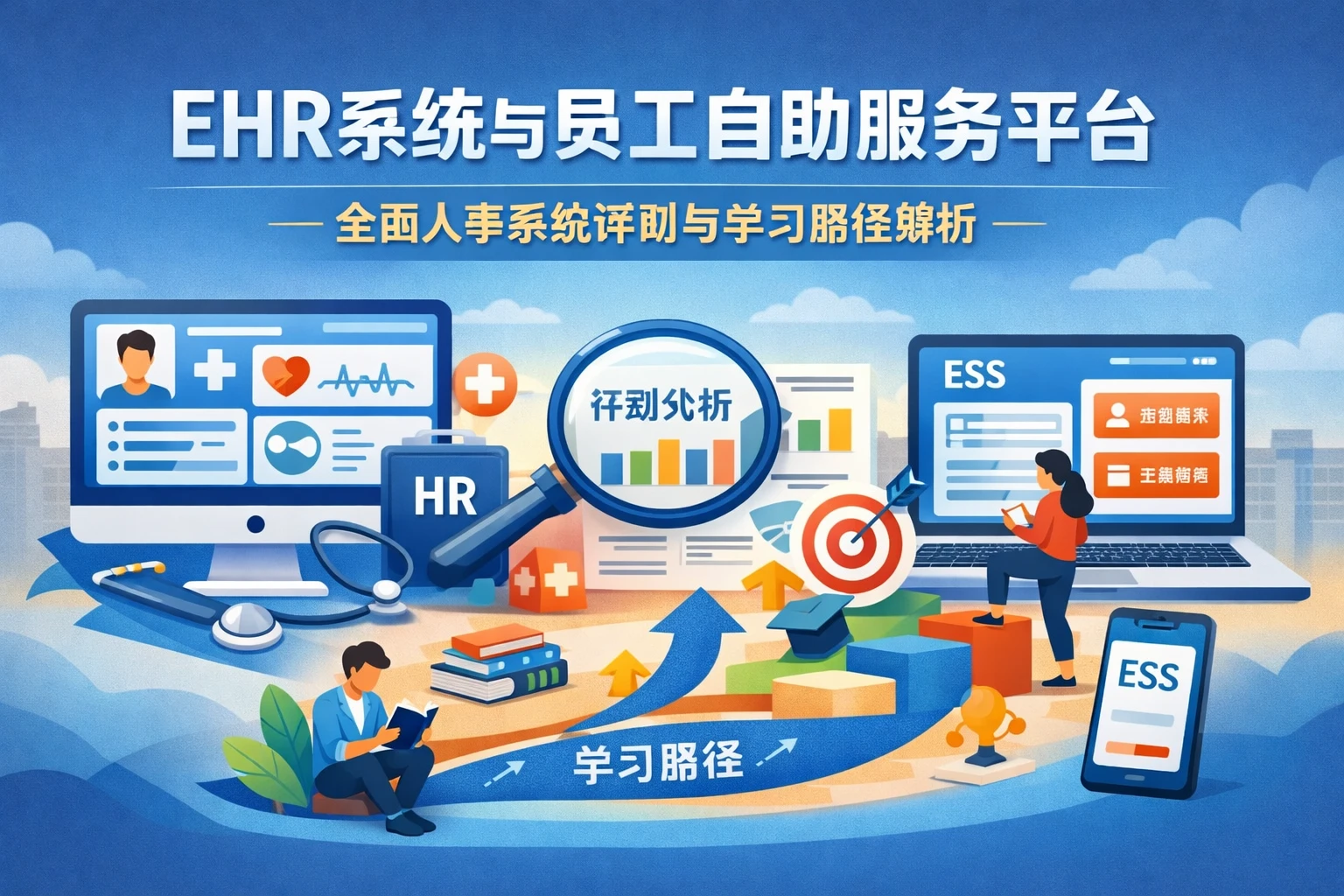 EHR系统与员工自助服务平台：全面人事系统评测与学习路径解析