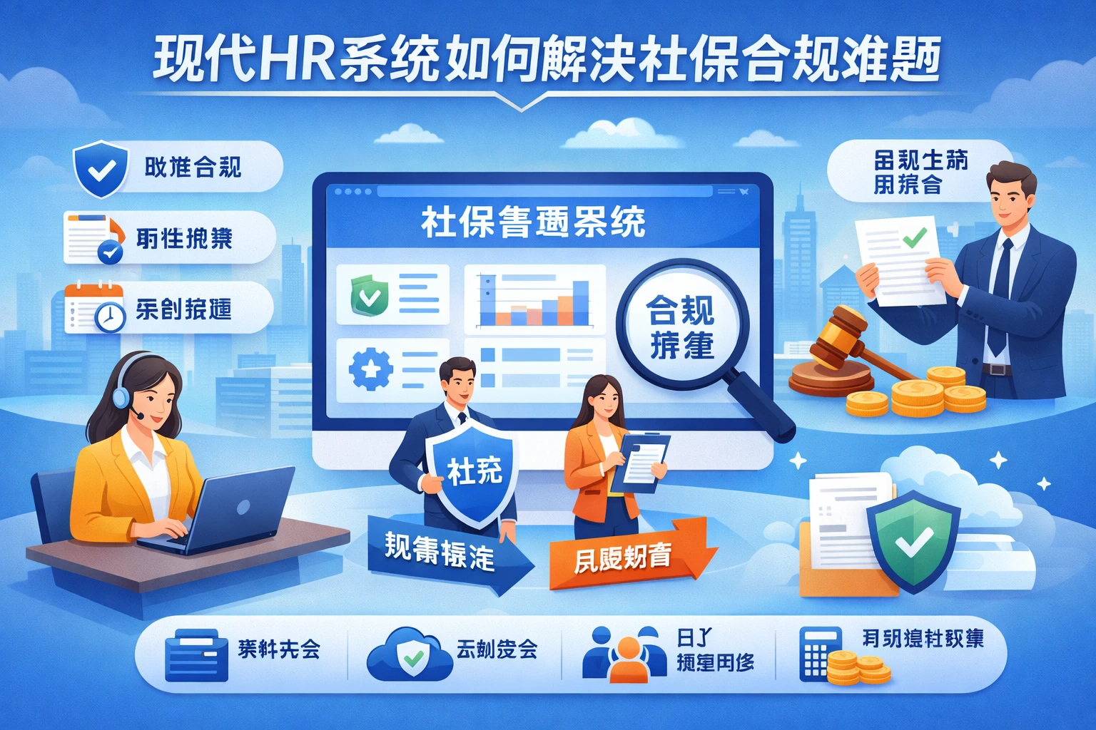 现代HR系统如何解决社保合规难题