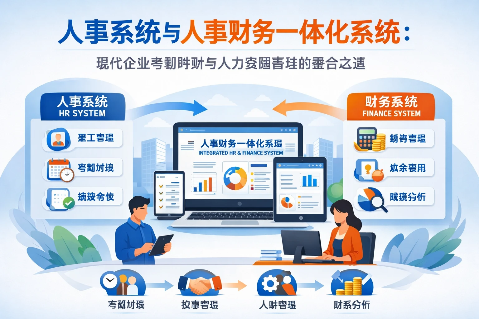 人事系统与人事财务一体化系统：现代企业考勤排班与人力资源管理的整合之道