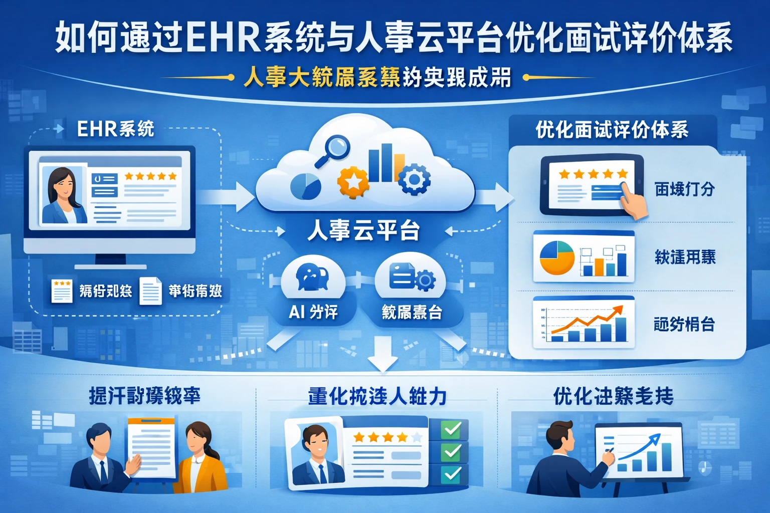如何通过ehr系统与人事云平台优化面试评价体系：人事大数据系统的实践应用
