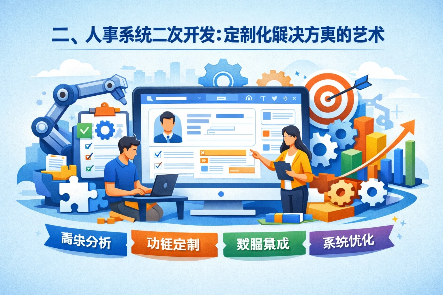 二、人事系统二次开发：定制化解决方案的艺术