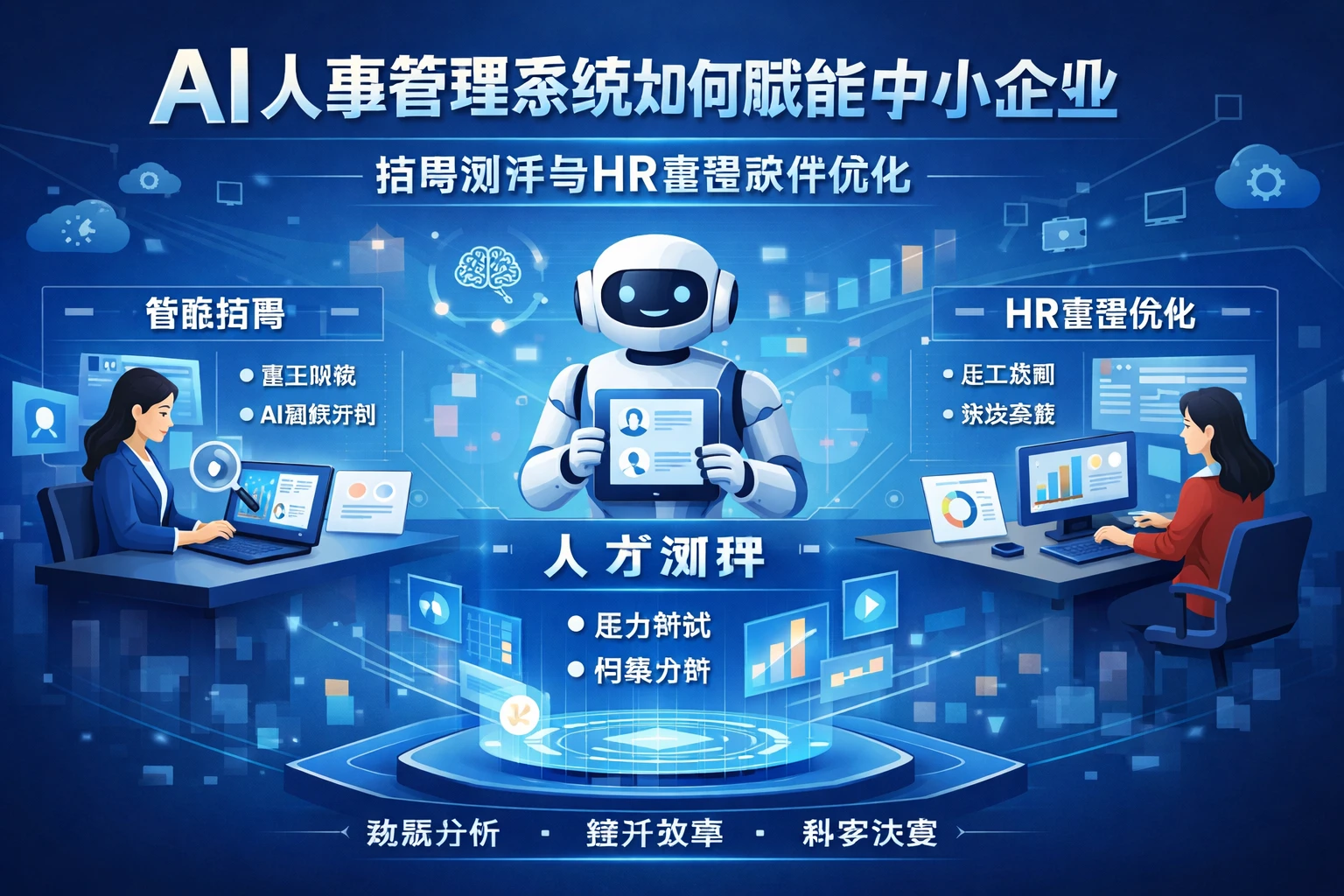 AI人事管理系统如何赋能中小企业招聘测评与HR管理软件优化