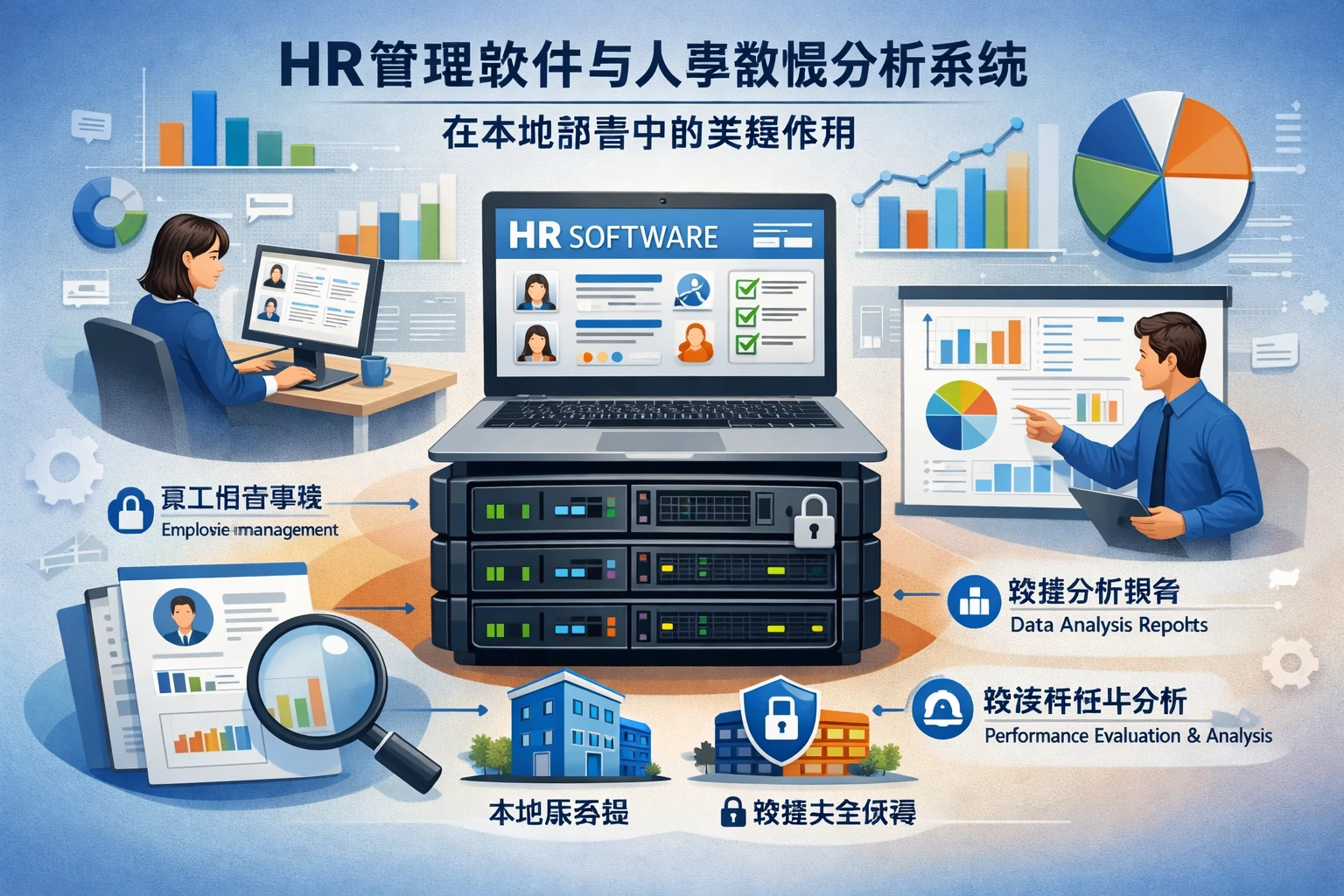 HR管理软件与人事数据分析系统在本地部署中的关键作用