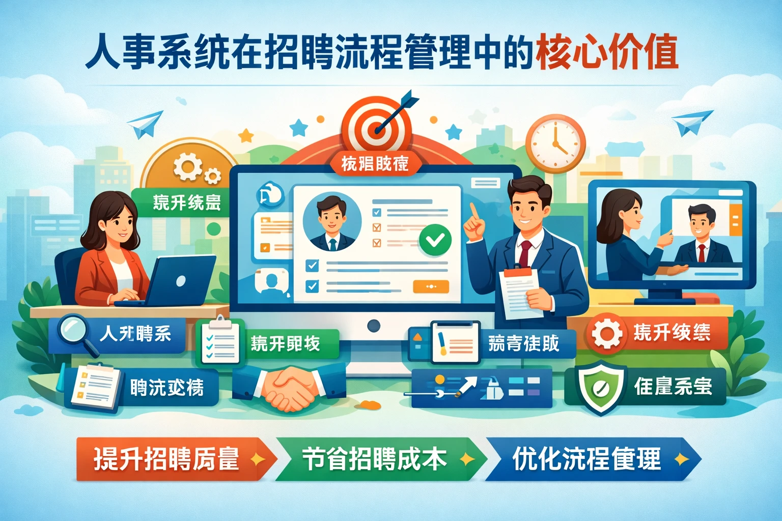 人事系统在招聘流程管理中的核心价值