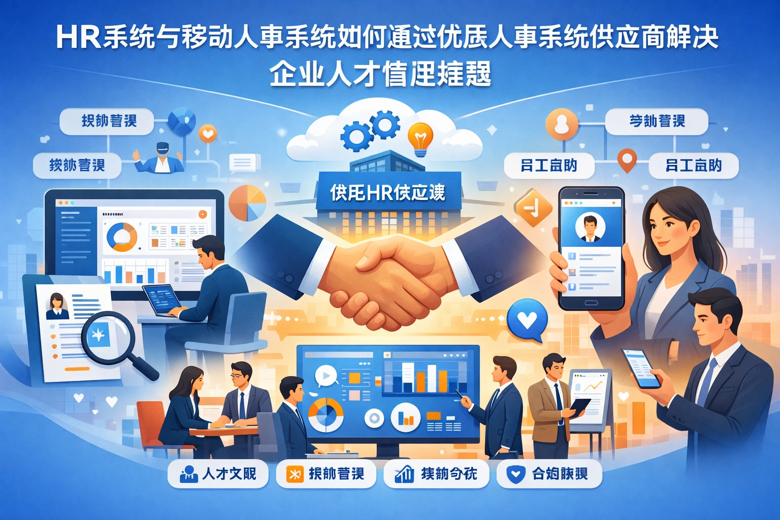 HR系统与移动人事系统如何通过优质人事系统供应商解决企业人才管理难题