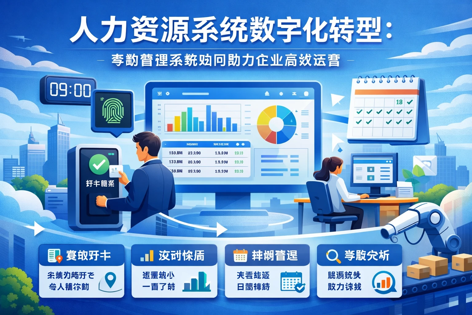人力资源系统数字化转型：考勤管理系统如何助力企业高效运营