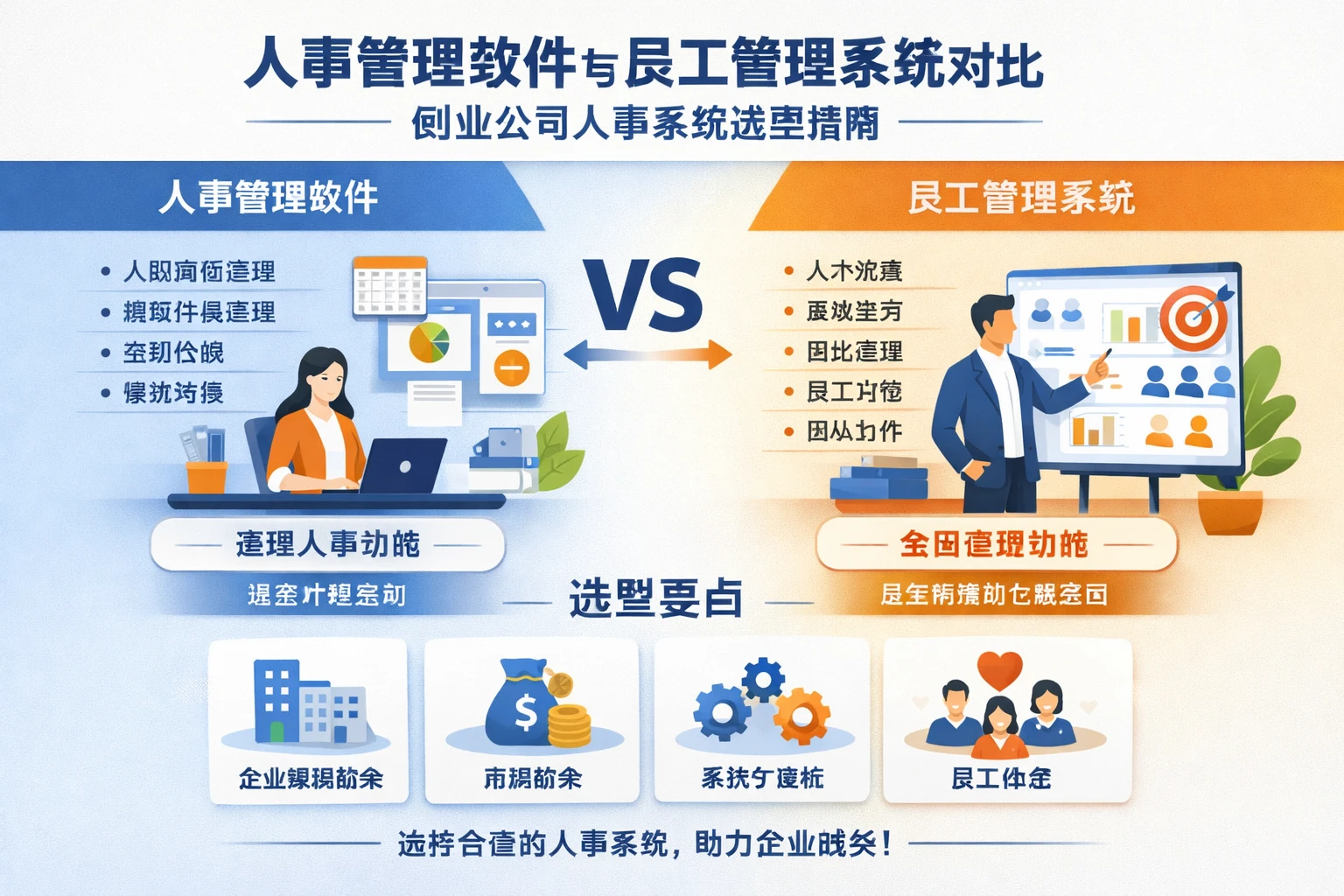 人事管理软件与员工管理系统对比：创业公司人事系统选型指南
