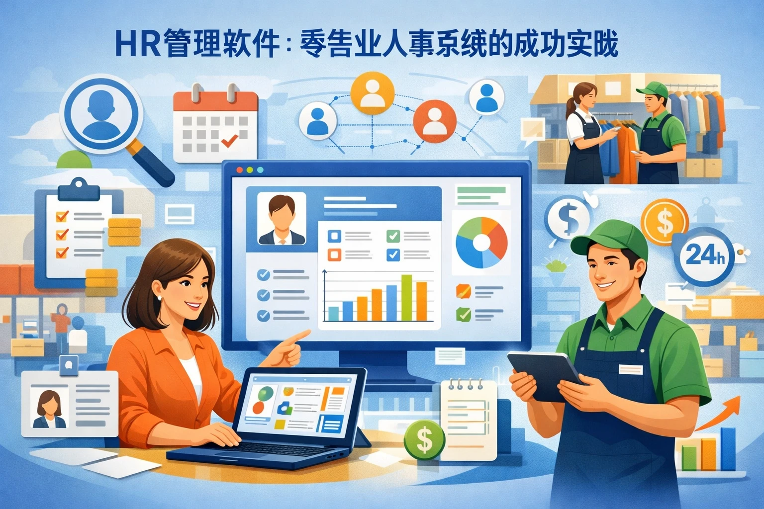 HR管理软件：零售业人事系统的成功实践