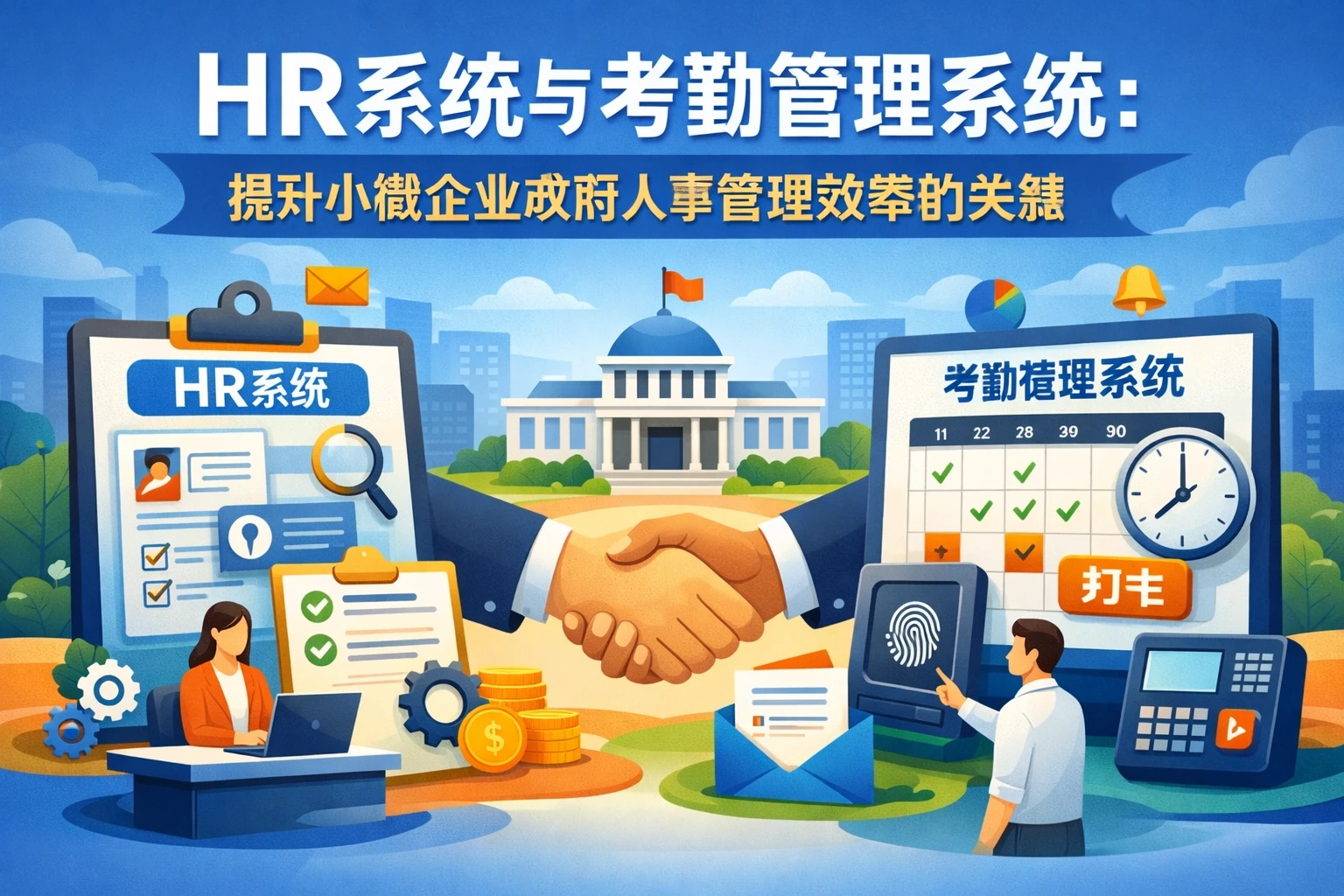 HR系统与考勤管理系统:提升小微企业政府人事管理效率的关键