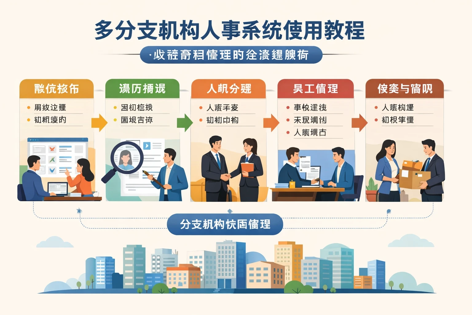 多分支机构人事系统使用教程:从招聘到管理的全流程解析