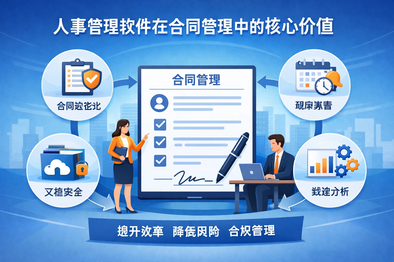 人事管理软件在合同管理中的核心价值