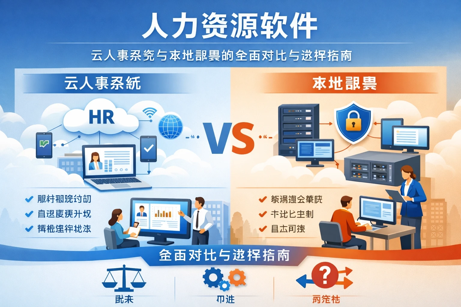 人力资源软件:云人事系统与本地部署的全面对比与选择指南